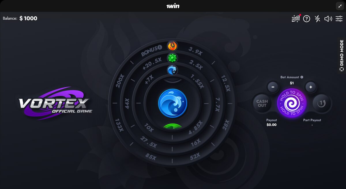 Vortex Game Interface